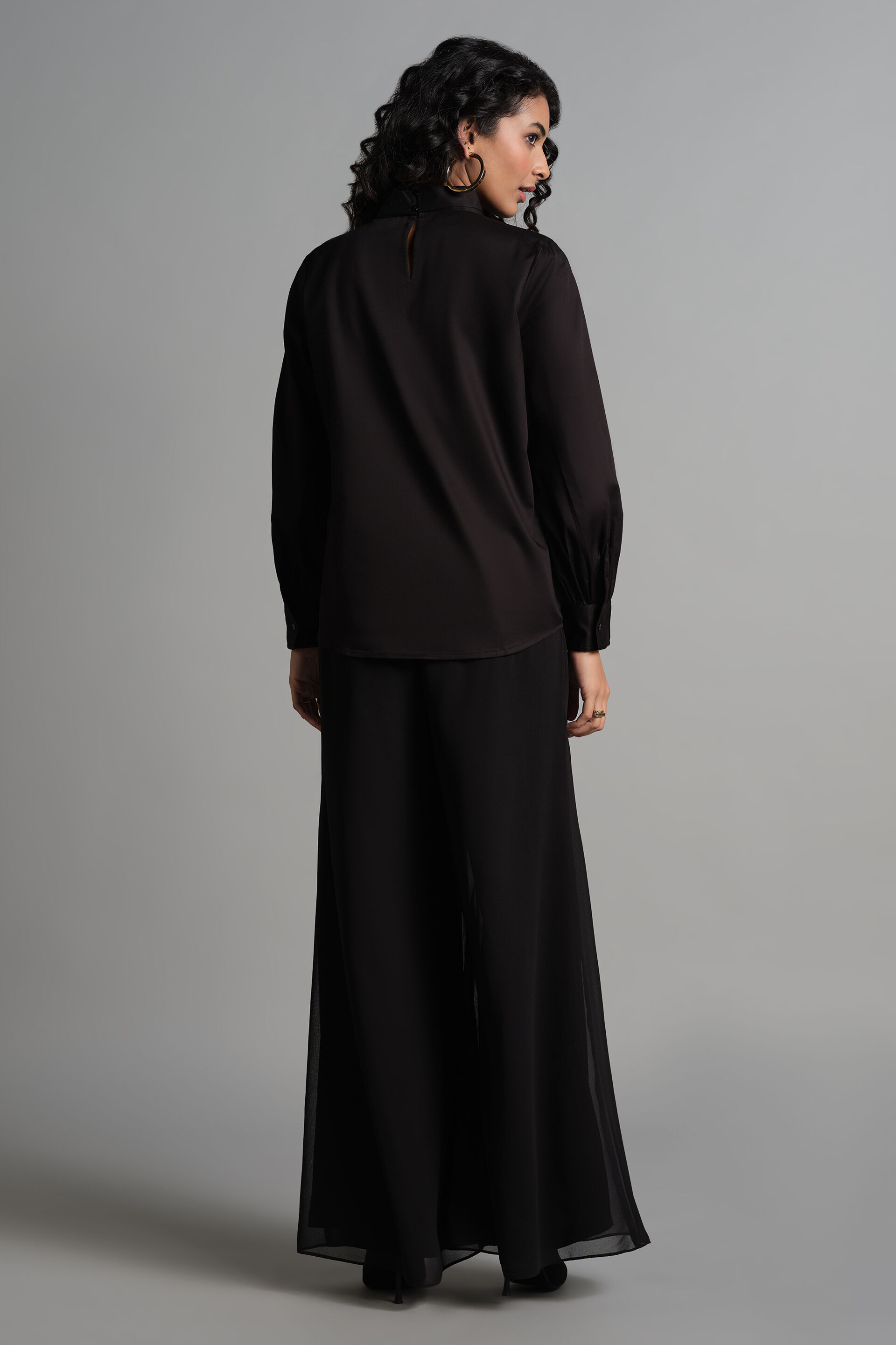 Aleida Black Top, Black, image 6